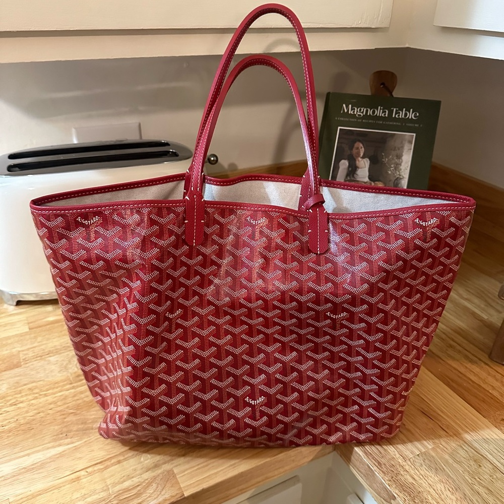 Goyard Red St. Louis PM Tote